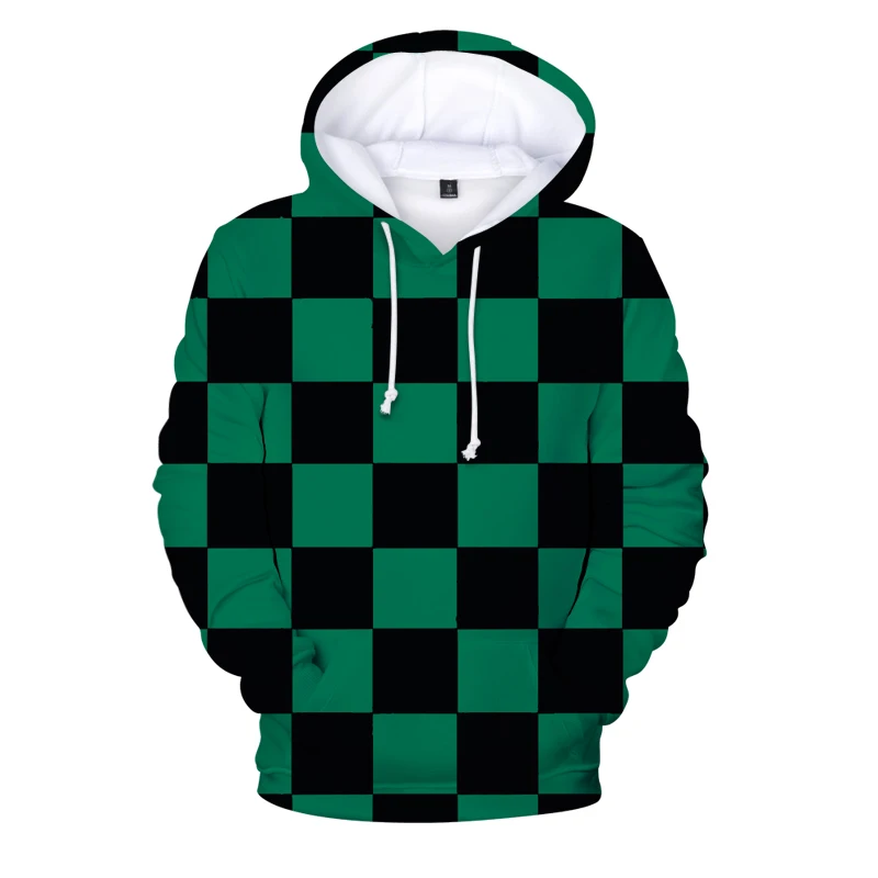 Толстовка с капюшоном для мужчин и женщин корейский стиль рассекающий демонов