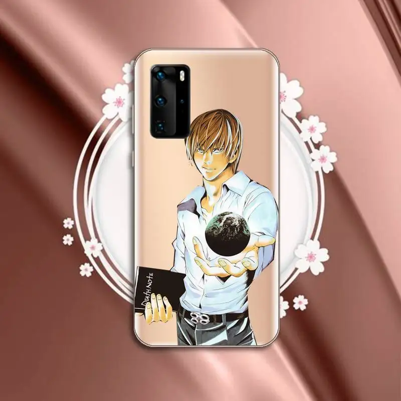 

Death Note Anime Ryuk kira High-quality luxury shell Phone Case Transparent for Huawei P honor 8 10i 20 30 40 smart 2019