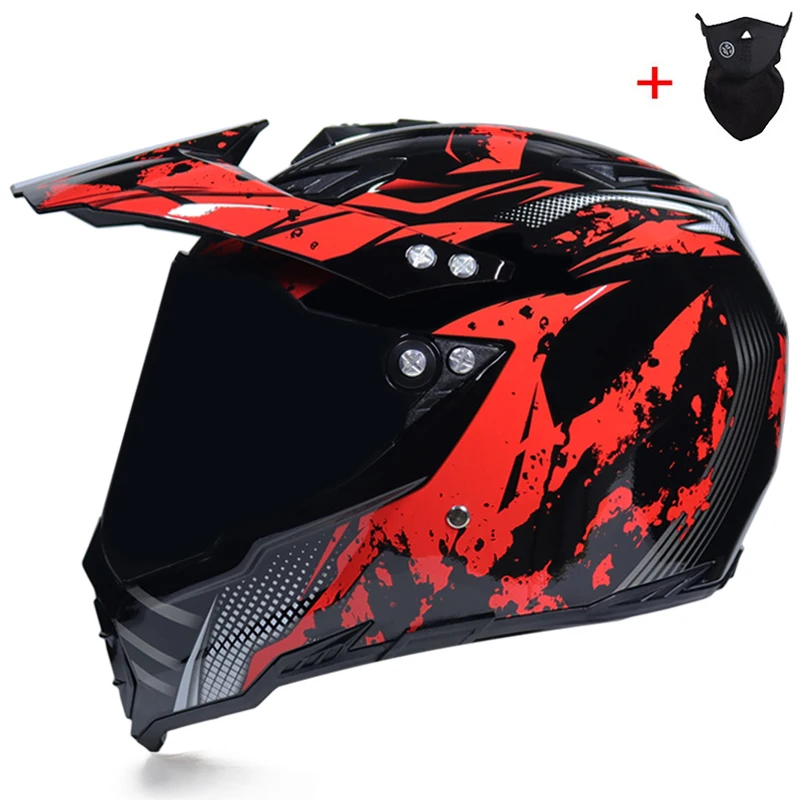 Мотоциклетный мотоциклетный шлем casco capacete с линзами зимний ветрозащитный ATV для