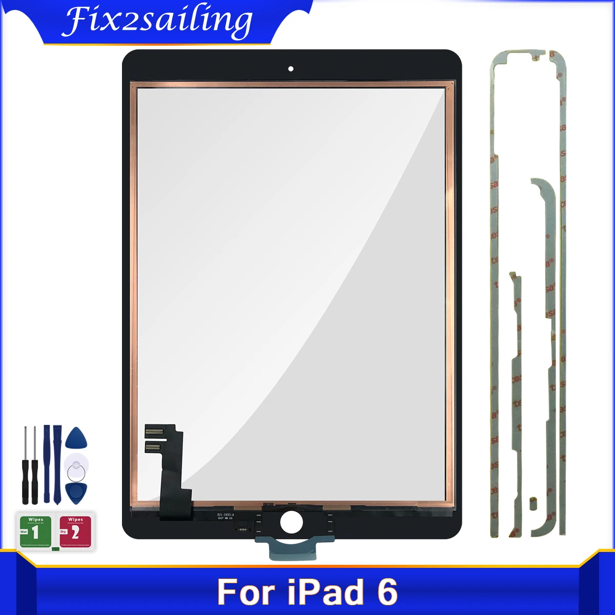 Сенсорный экран для iPad Air 2 A1566 Digitzer A1567 6 Air2 сенсорный сенсорная стеклянная панель