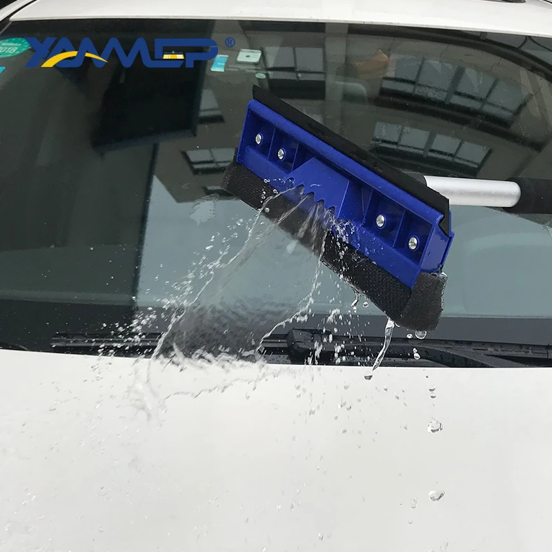 Оконная щетка для мытья автомобиля Ракель колеса губка ручка чистящая машины