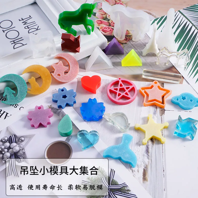 

Resin Charm Molds Silicone Mold Unicorn Windmill Shape Epoxy Casting Molds for DIY Jewelry Pendant Keychain Decoration