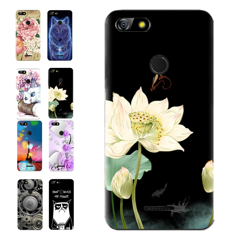 For BQ 5500L ADVANCE Floral Sleepy Darling Baby Cat Animal Case BQ-5500L SPARTAK EDITION Back Cover Bag TPU Cases | Мобильные