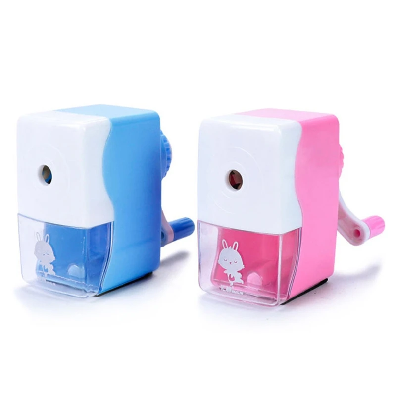 

Kids Student Pencil Sharpener Hand Crank Mechanical Accessory Stationery Supply K92C