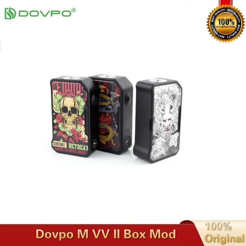 Оригинальный бокс-мод Dovpo M VV II 280 Вт вейп-моды питание от двойной батареи 18650