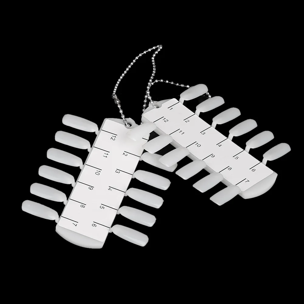 2 шт. накладные ногти с цепочкой 24 цвета |