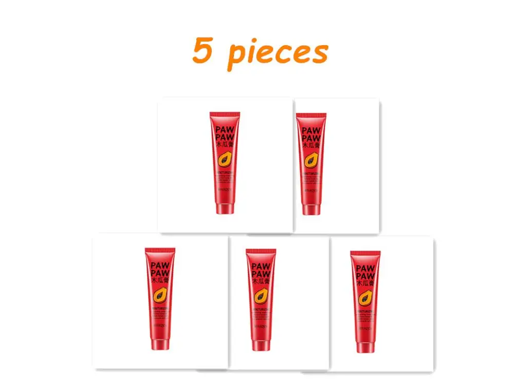 DR0081R5-5pcs Папайя кожи Repair Refresh Увлажняющий Крем Сыворотка увлажняющий питательный Сужающий поры увлажняющий крем - Цвет: DR0081R5-5pcs