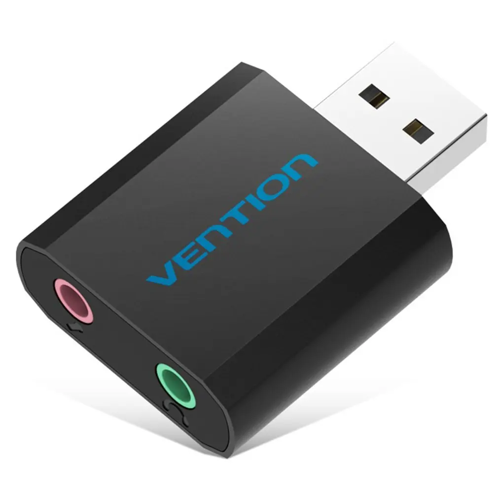 

USB-звуковая карта внешняя 3,5 мм для ноутбука PS4