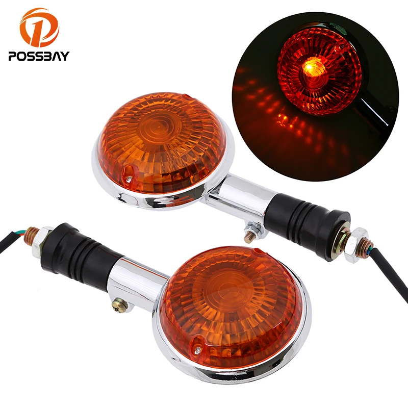 Указатели поворота POSSBAY для мотоцикла Yamaha YZF R1 R6 R6S светодиодный индикатор кафе Racer