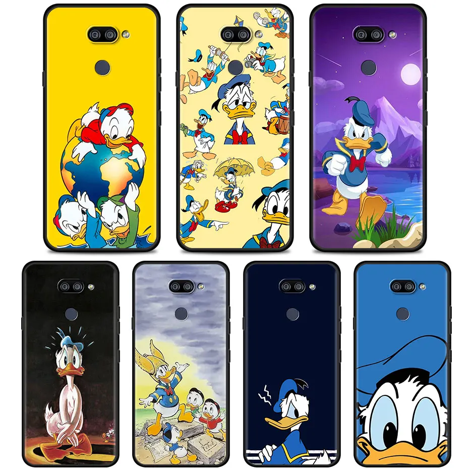 

Чехол «Дональд Дак» Disney для LG K61 K41s G6 G7 K50s K42 K40s K50 Q60 K40 K52, чехол, черный мягкий чехол