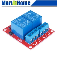 free shipping new 5v 2 channel relay module shield for arm pic avr dsp electronic 10a bv088 cf