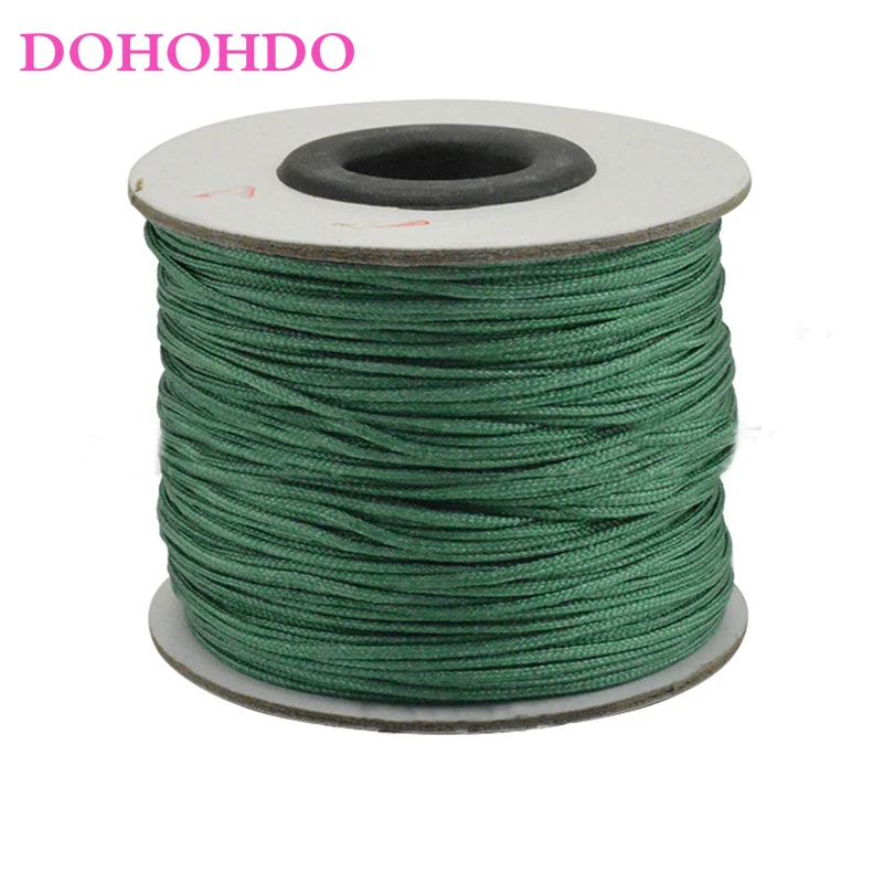 

Jewelry Making Accessories 100M Nylon Cord 0.8mm 1mm 1.5mm 2mm Cotton Cord Thread String DIY Tassels Beading Braided Bracelet