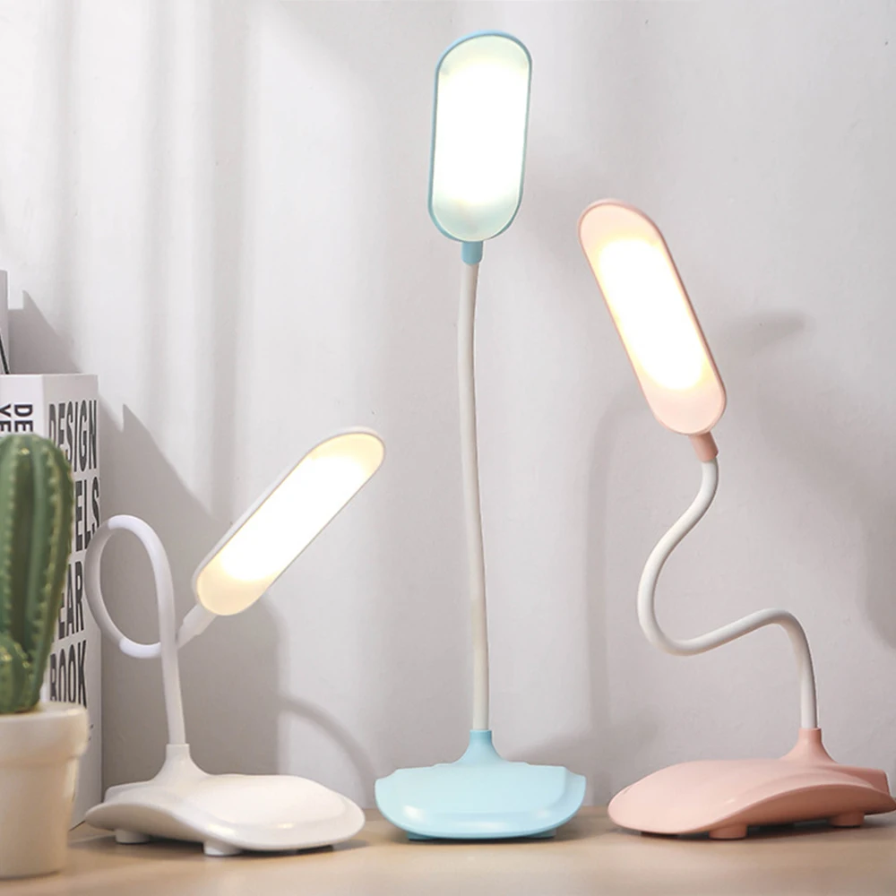 

LED Desk Lamp Foldable Touch Table Lamp Eye Protection USB Powered table Light Reading Night Light Touch Dimming Portable Lamp