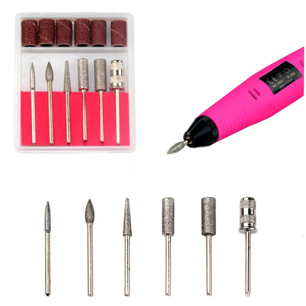 Сверление ногтей устройство для маникюра портативный набор инструментов