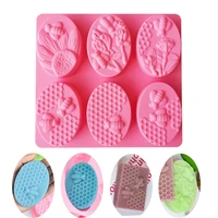 new many shapes honeybee silicone soap mold for making soaps 3d diy handmade mould decoration massage therapy tray tools