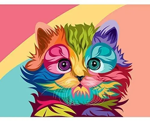 

Cat Cute Colourful Retro Street Sign Household Metal Tin Sign Bar Cafe Car Motorcycle Garage Decoration Supplies12 X 8 Inch