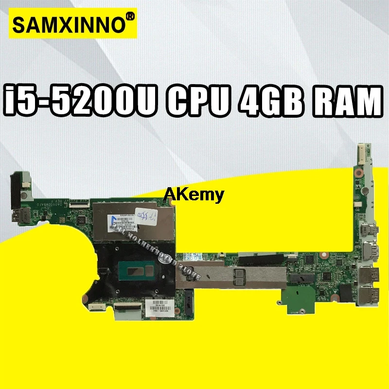 Материнская плата для ноутбука hp Spectre X360 13-4000 801507-501 с процессором i5-5200U 4 Гб ОЗУ DA0Y0DMBAF0 не отремонтирована