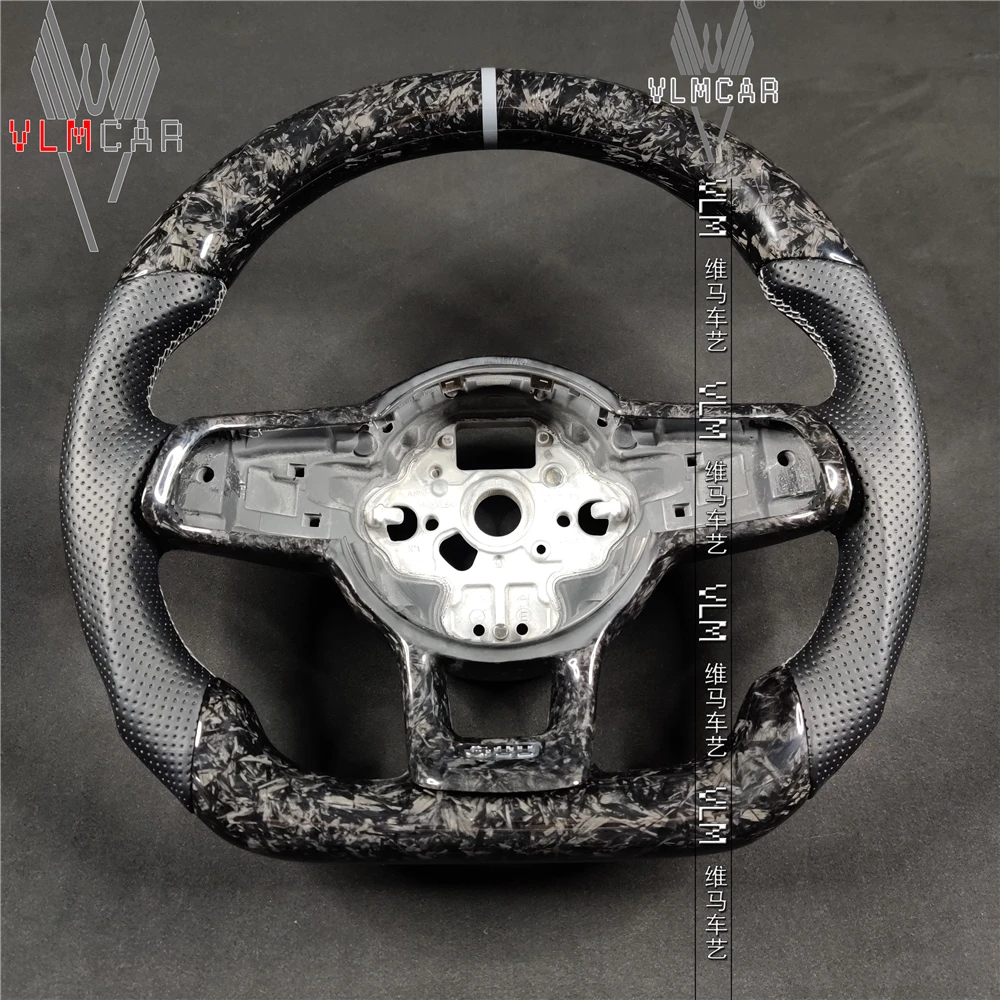 Индивидуальное индивидуальное рулевое колесо из углеродного волокна для VW Golf MK7