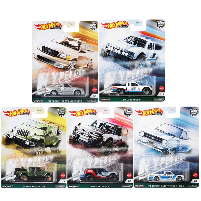 

Hot Wheels Car Culture Circuit Legends Vehicles 75 Datsun Sunny Truck 20 JEEP GLADIATOR Scale Vehicles 1:64 Alloy Car Toy FPY86
