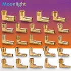 Соединительный элемент в форме пагоды 6 8 10 12 13 14 16 мм соединитель для шланга, хвостовая резьба 18 14 38 12 1BSP резьба, латунные фитинги для труб, колено