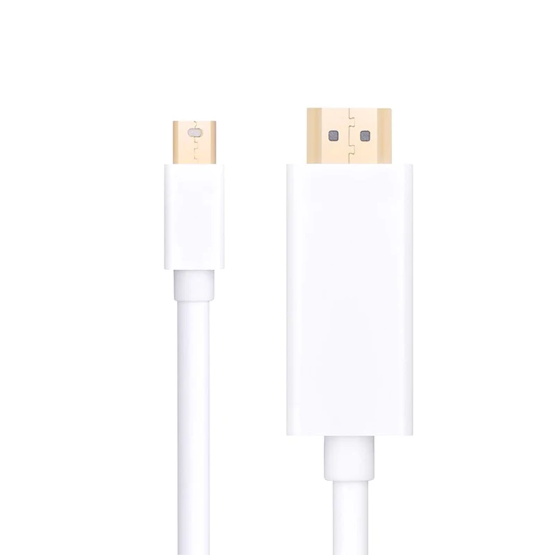 Переходник Mini DisplayPort на HDMI Мини DP кабель Thunderbolt 2 конвертер для MacBook Air 13 Surface Pro 4 |