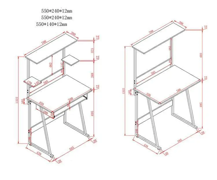 Mueble Escritorio кровать scrivana офисный маленький ноутбук Lap Mesa Dobravel подставка для ноутбука Tablo прикроватная тумбочка для кабинета компьютерный стол