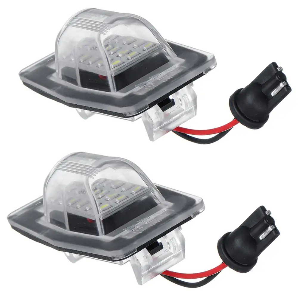 

2pcs 18 Led License Plate Light Lamp Error Free Led Number Plate Bulbs For Mercury Mariner for Mazda Miata MX-5 MPV for Protege5
