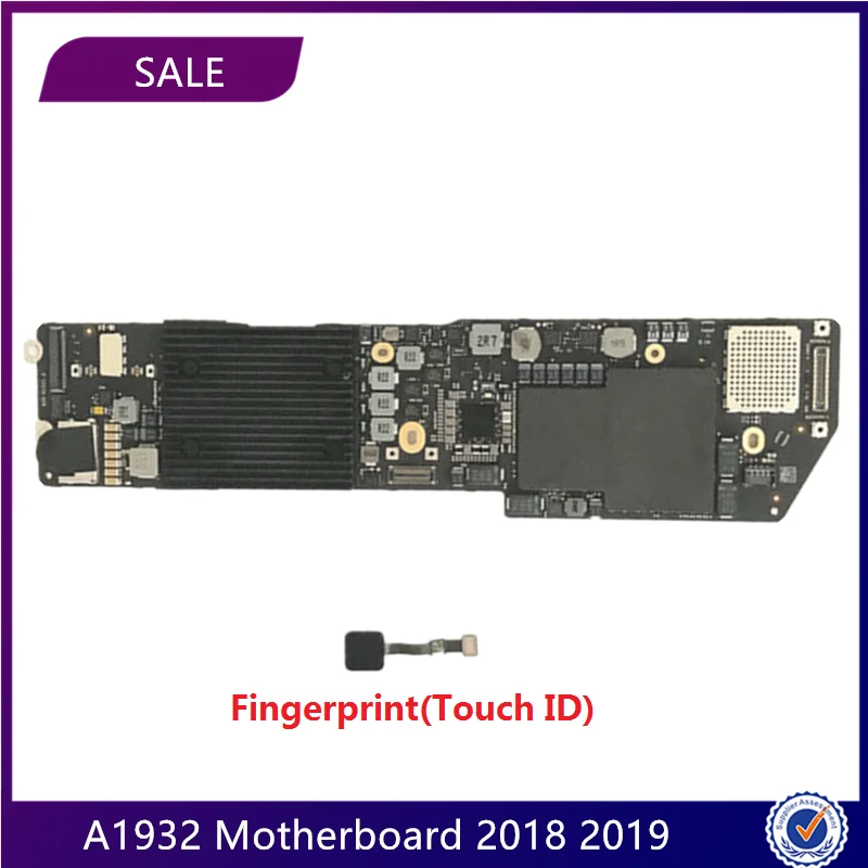 

Оригинальная материнская плата A1932 для Macbook Air 13,3 дюйма 8 Гб 820-01521-A A1932 2018 2019 i5 1,6 ГГц 128/256 ГБ SSD с Touch ID