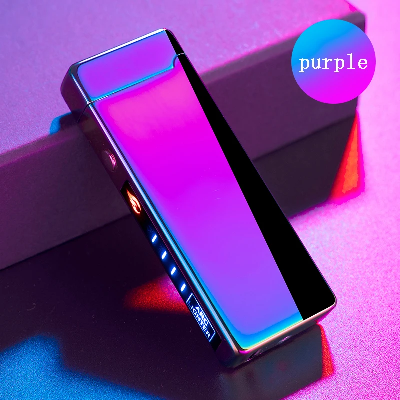 

Dual ARC Electric Lighter USB Rechargable Plasma Cigarette Lighter For Smoking Windproof Flameless Lighter The Best Gift For Men