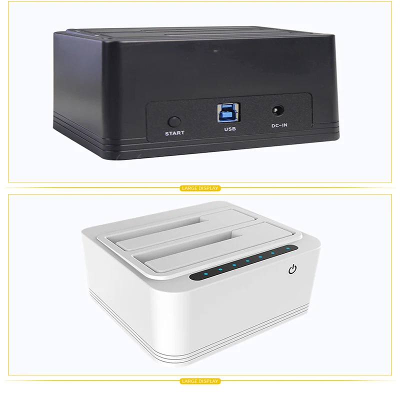 Двойной отсек USB 3,0 для SATA HDD SSD корпус док-станция жесткий диск Простота в эксплуатации для ПК HDD док-станция для Прямая