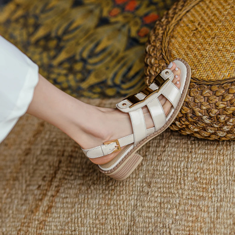 

Steinmeier Flat Sandals Women Shoes Gladiator Open Toe Elastic Soft Sandals Female Casual Women's Flat Platform Beach Shoes