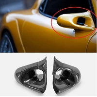 car styling for mazda rx7 fd3s carbon fiber or fiber glass frp aero rearview mirror 2pcs trim left hand drive vehicle