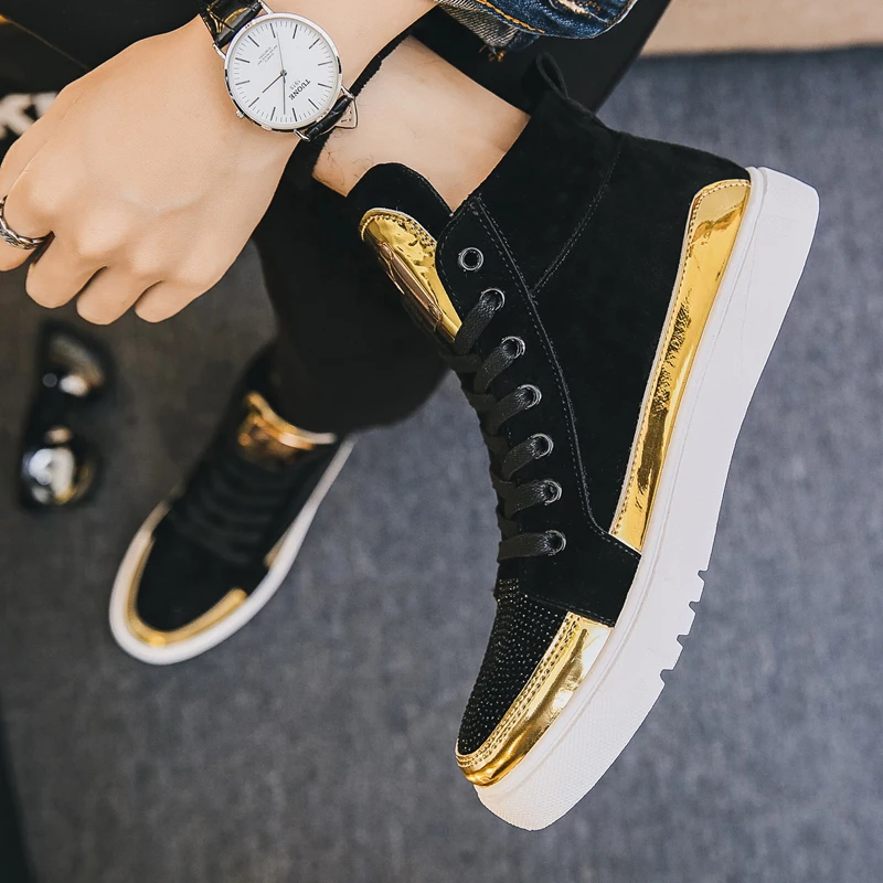 

Fashionable Sports Shoes Shoes For Men Fashion High Top Sneakers Mens Man With A Men's Casual Winter Sneaker Canvas Stylish
