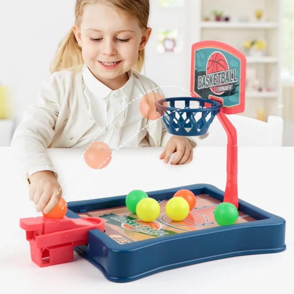 Creative Table Basketball Game Visual Training Creative Educational Desktop Toy Board Game Mini Interactive Toy for Kids 2021