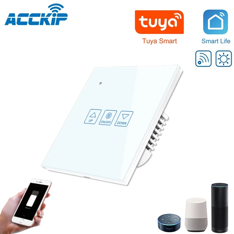 ACCKIP Wifi умный настенный сенсорный светильник диммер управление через приложение