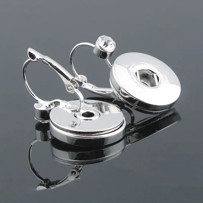 Серьги подвески серебристого цвета для женских часов 18 мм 12 мм|snap earrings|earrings forearrings