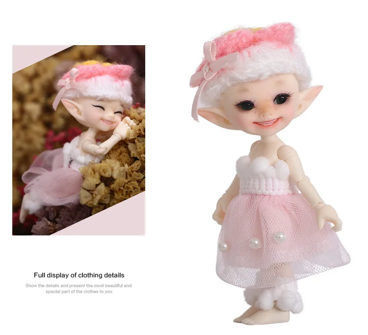 BJD кукольная одежда 1/13 милый костюм кукольная одежда для Realpuki Soso аксессуары для тела куклы Fairyland luodoll