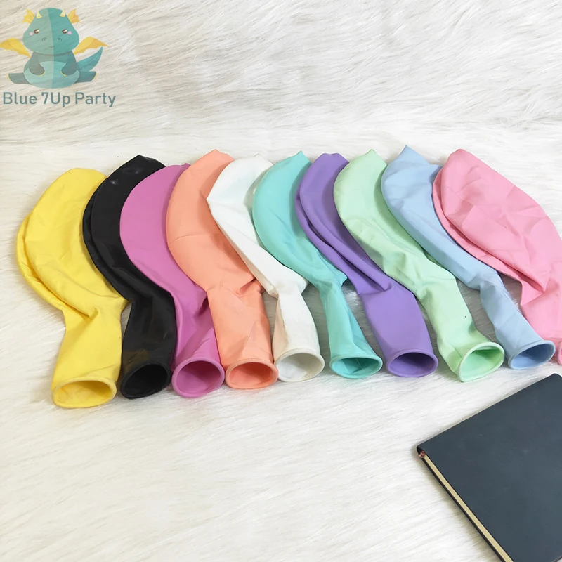 Утолщенный латексный шарик-Макарон 5/10/12/18/36 дюймов с защитой от попадания краев