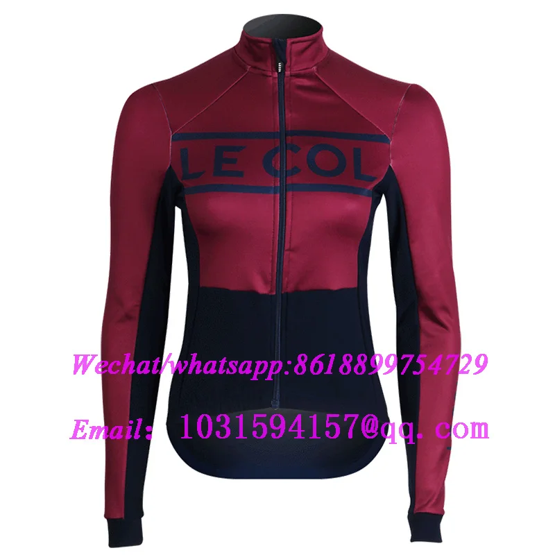 jersey le col cycling jersey winter clothes women long sleeve bike maillot roupa ciclismo invierno hombre roupa ciclismo feminina mujer - Цвет: jersey