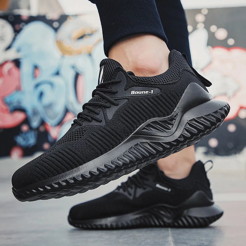 Men Running Shoes Breathable Outdoor Sports Lightweight Sneakers for Comfortable Athletic Training Footwear | Спорт и развлечения
