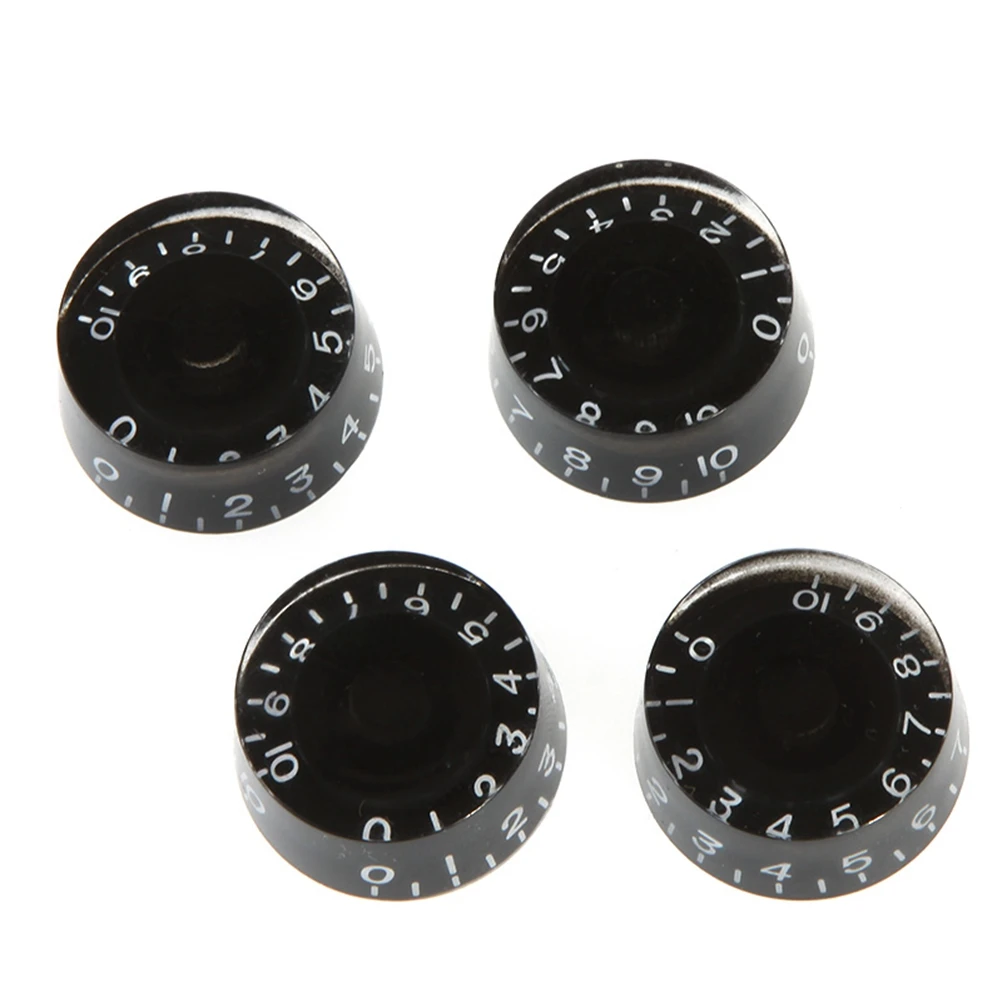 4pcs runde gitarre knöpfe geschwindigkeit volume tone control knöpfe dreh knöpfe für gibson epiphone stil elektrische gitarre teil