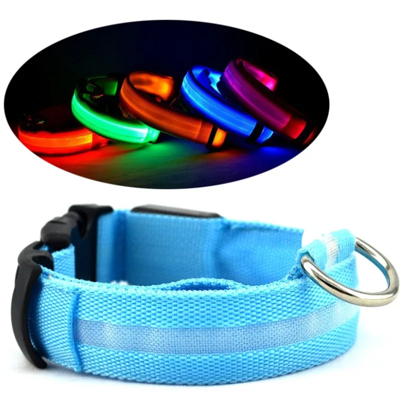 

USB Charging Led Dog Collar Anti-Lost/Avoid Car Accident Collar For Dogs Puppies Dog Collars Leads LED Supplies Pet Products