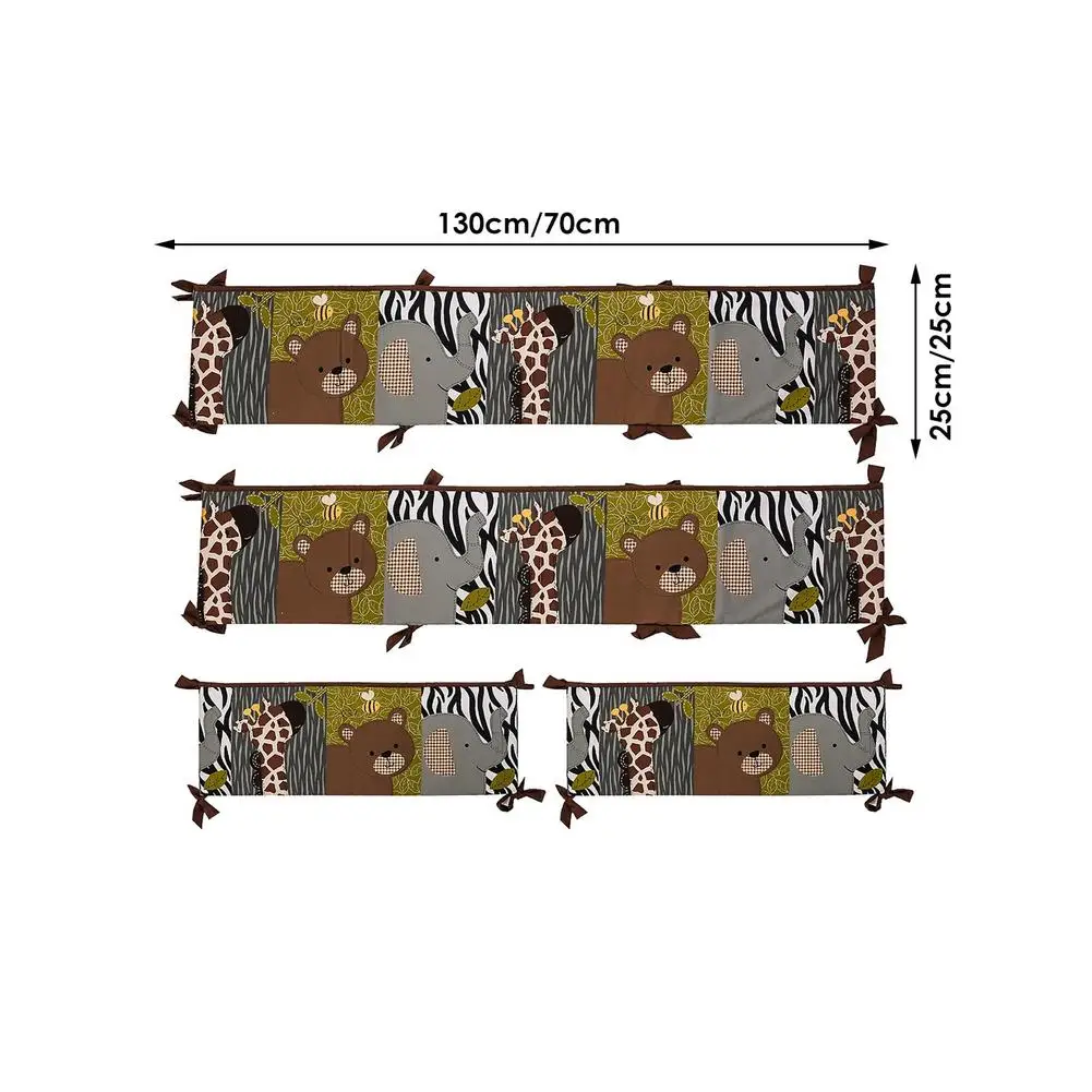 4 шт. мягкие и приятные для кожи подкладки детской кроватки | Мать ребенок