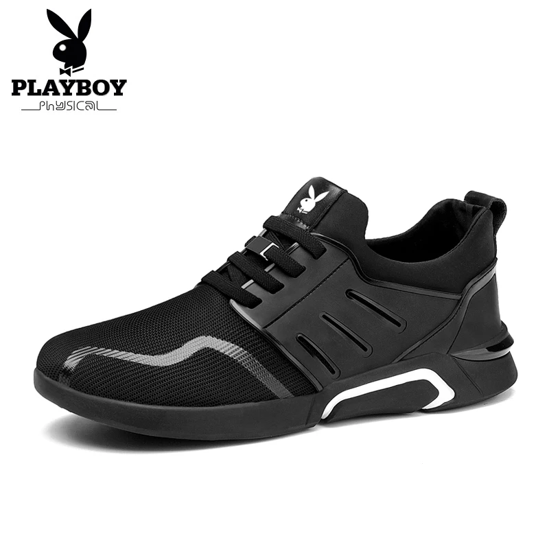 PLAYBOY Новая мужская беговая Обувь Спортивная, кроссовки амортизационная подушечка дышащая Уличная обувь на шнуровке кроссовки для мужчин прогулочная теннисная обувь