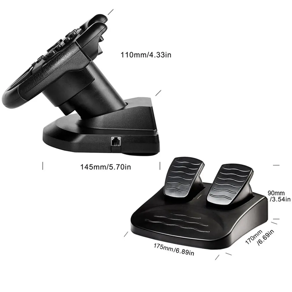 Гоночное Рулевое колесо для PS3 рулевое ПК вибрирующие Джойстики пульт