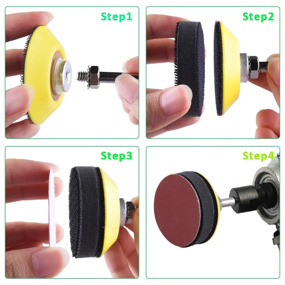 

2 Inch Backup Sanding Pad Hook And Loop Sander Backing Pad Hand Sanding Block For Polishing Grinding Abrasive Power Tools 2021