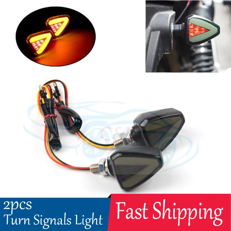 

Горячая Распродажа 2 шт./лот мотоцикл сигнал поворота Индикатор светильник 12V светодиодный индикаторы Универсальный сигнальные огни, мигал...