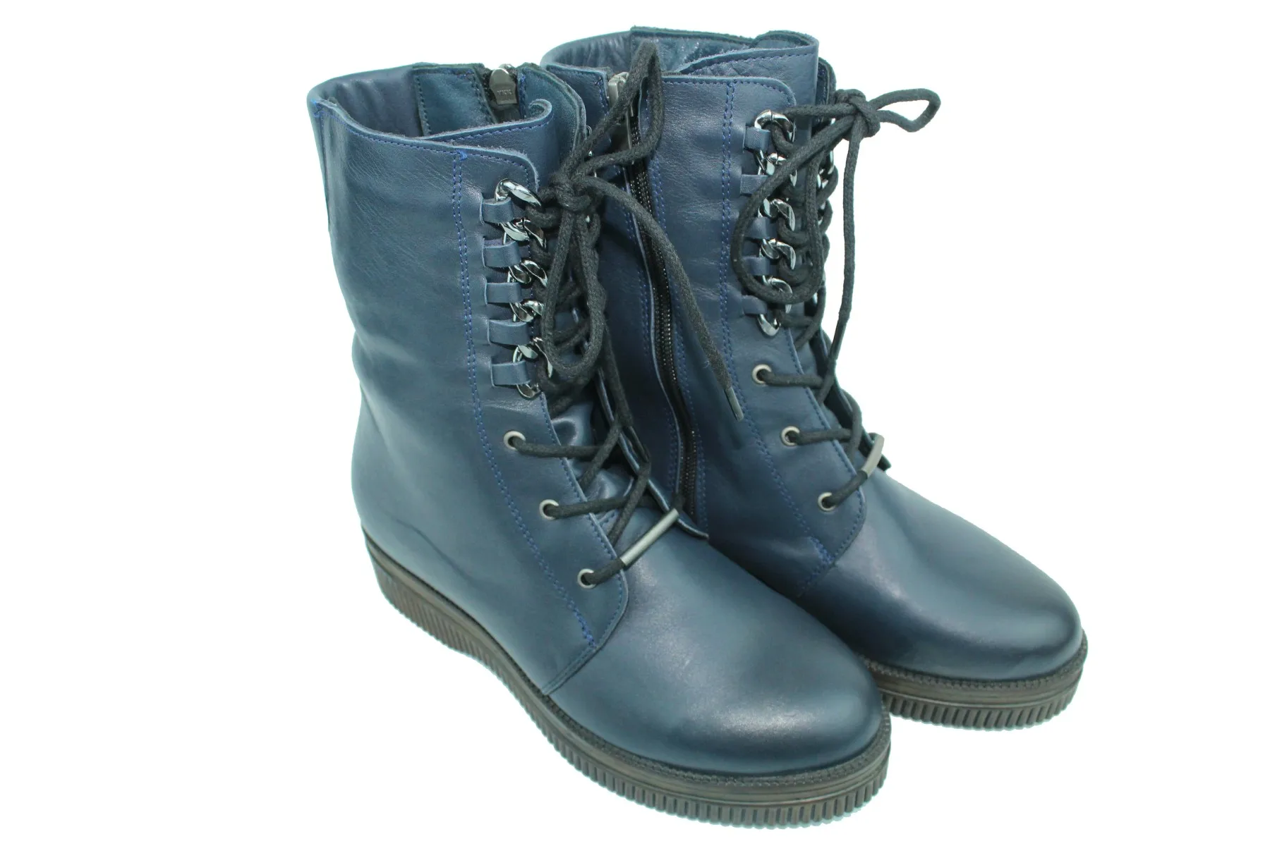 

Синие женские сапоги ZER Shoes