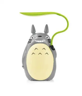 Мультфильм Тоторо ночные светильники usb зарядка креативные животные светодиодный ночник прикроватная настольная лампа для детей подарок декор комнаты - Цвет корпуса: Yellow belly