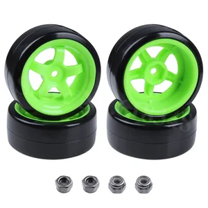 4 шт. 110 весы RC шины для дрифта, колеса 12 мм шестигранные шины для Тамия Сакура HPI HSP Redcat RC Car